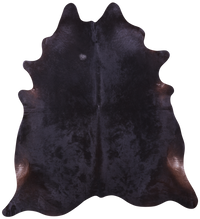 Thumbnail for Black Natural Cowhide Rug - XX-Large 7' 9