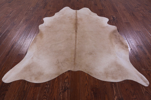 Beige Natural Cowhide Rug - X-Large 7' 4