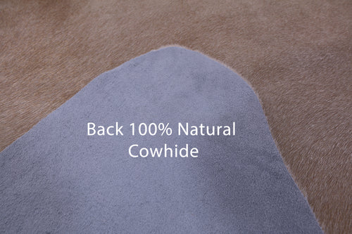 Beige Natural Cowhide Rug - X-Large 7' 4