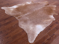 Thumbnail for Light Brown Natural Cowhide Rug - XX-Large 8' 0