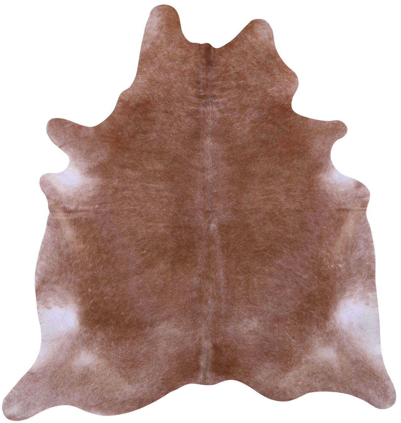 Light Brown Natural Cowhide Rug - XX-Large 8' 0"H x 7' 5"W