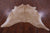 Light Brown Natural Cowhide Rug - X-Large 7' 1"H x 6' 10"W
