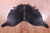 Black Natural Cowhide Rug - X-Large 7' 0"H x 6' 4"W