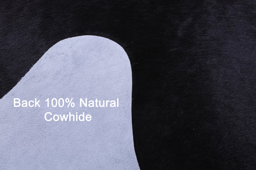 Black Natural Cowhide Rug - X-Large 7' 0
