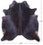 Black Natural Cowhide Rug - X-Large 7' 0"H x 6' 4"W