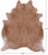 Light Brown Natural Cowhide Rug - X-Large 7' 7"H x 6' 4"W