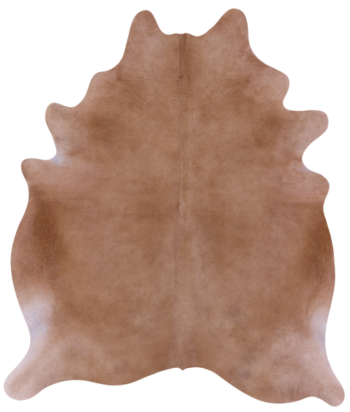 Light Brown Natural Cowhide Rug - X-Large 7' 7