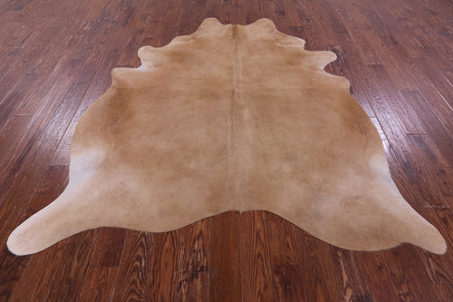 Light Brown Natural Cowhide Rug - X-Large 7' 7