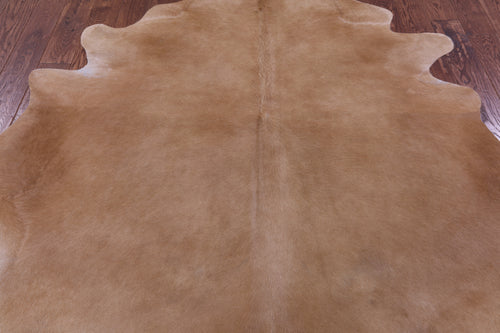 Light Brown Natural Cowhide Rug - X-Large 7' 7