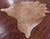 Light Brown Natural Cowhide Rug - X-Large 7' 7"H x 6' 4"W