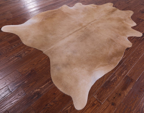 Light Brown Natural Cowhide Rug - X-Large 7' 7