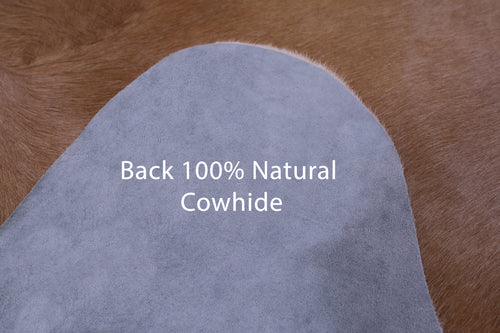 Light Brown Natural Cowhide Rug - X-Large 7' 7