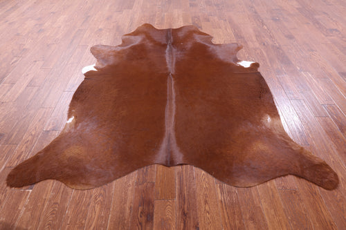 Brown Natural Cowhide Rug - XX-Large 7' 9