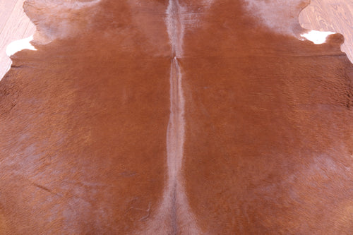 Brown Natural Cowhide Rug - XX-Large 7' 9