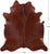 Brown Natural Cowhide Rug - XX-Large 7' 9"H x 7' 0"W