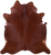 Brown Natural Cowhide Rug - XX-Large 7' 9"H x 7' 0"W