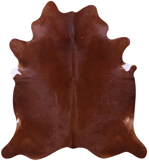 Brown Natural Cowhide Rug - XX-Large 7' 9