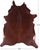Brown Natural Cowhide Rug - XX-Large 8' 3"H x 6' 6"W