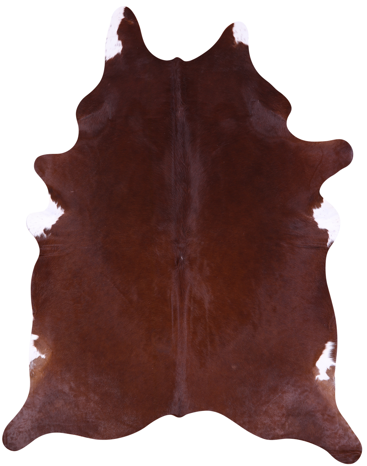 Brown Natural Cowhide Rug - XX-Large 8' 3"H x 6' 6"W