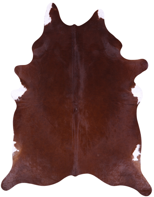 Brown Natural Cowhide Rug - XX-Large 8' 3
