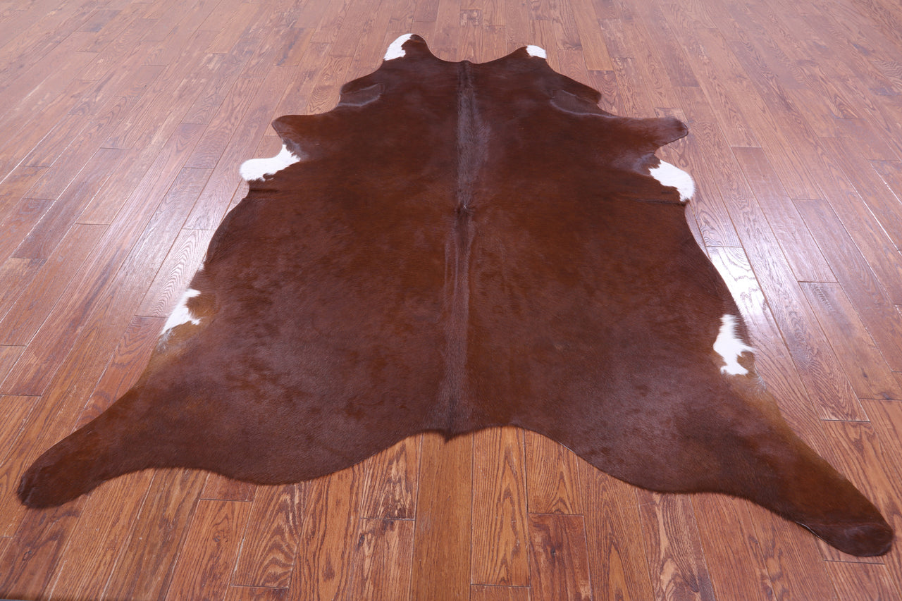 Brown Natural Cowhide Rug - XX-Large 8' 3"H x 6' 6"W