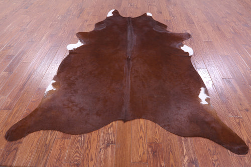Brown Natural Cowhide Rug - XX-Large 8' 3