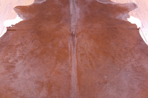 Brown Natural Cowhide Rug - XX-Large 8' 3
