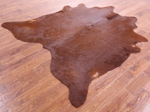 Brown Natural Cowhide Rug - X-Large 7' 3