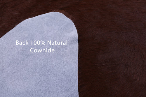 Brown Natural Cowhide Rug - X-Large 7' 3