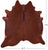 Brown Natural Cowhide Rug - X-Large 7' 3"H x 6' 7"W