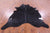 Black Natural Cowhide Rug - X-Large 7' 4"H x 6' 9"W