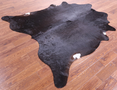 Dark Brown Natural Cowhide Rug - X-Large 7' 0
