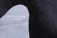 Thumbnail for Dark Brown Natural Cowhide Rug - X-Large 7' 0
