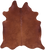 Brown Natural Cowhide Rug - XX-Large 8' 0"H x 7' 0"W