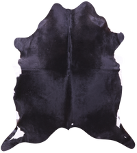 Thumbnail for Black Natural Cowhide Rug - XX-Large 8' 1