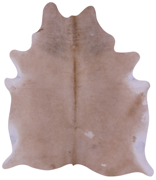 Beige Natural Cowhide Rug - X-Large 7' 4"H x 6' 6"W