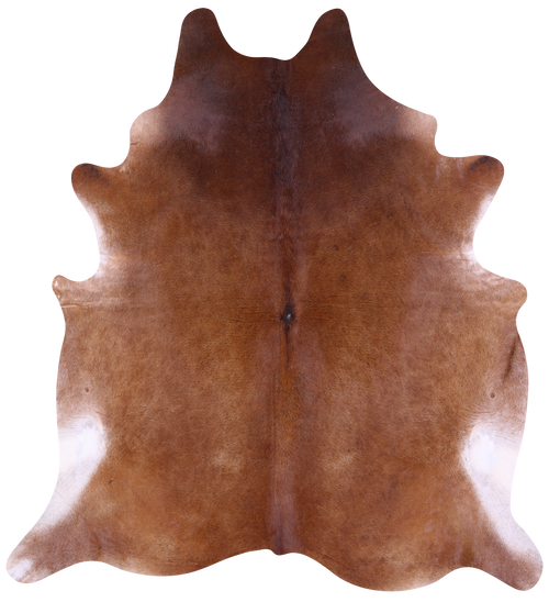 Brown Natural Cowhide Rug - XX-Large 8' 7