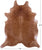 Brown Natural Cowhide Rug - XX-Large 9' 0"H x 7' 6"W