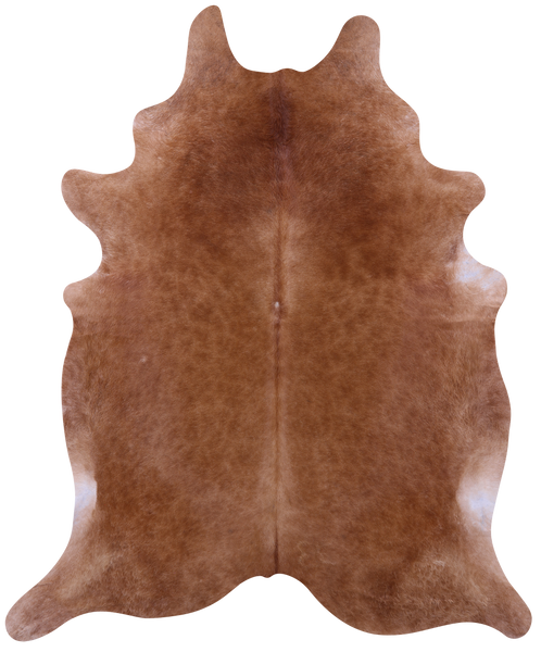 Brown Natural Cowhide Rug - XX-Large 9' 0"H x 7' 6"W