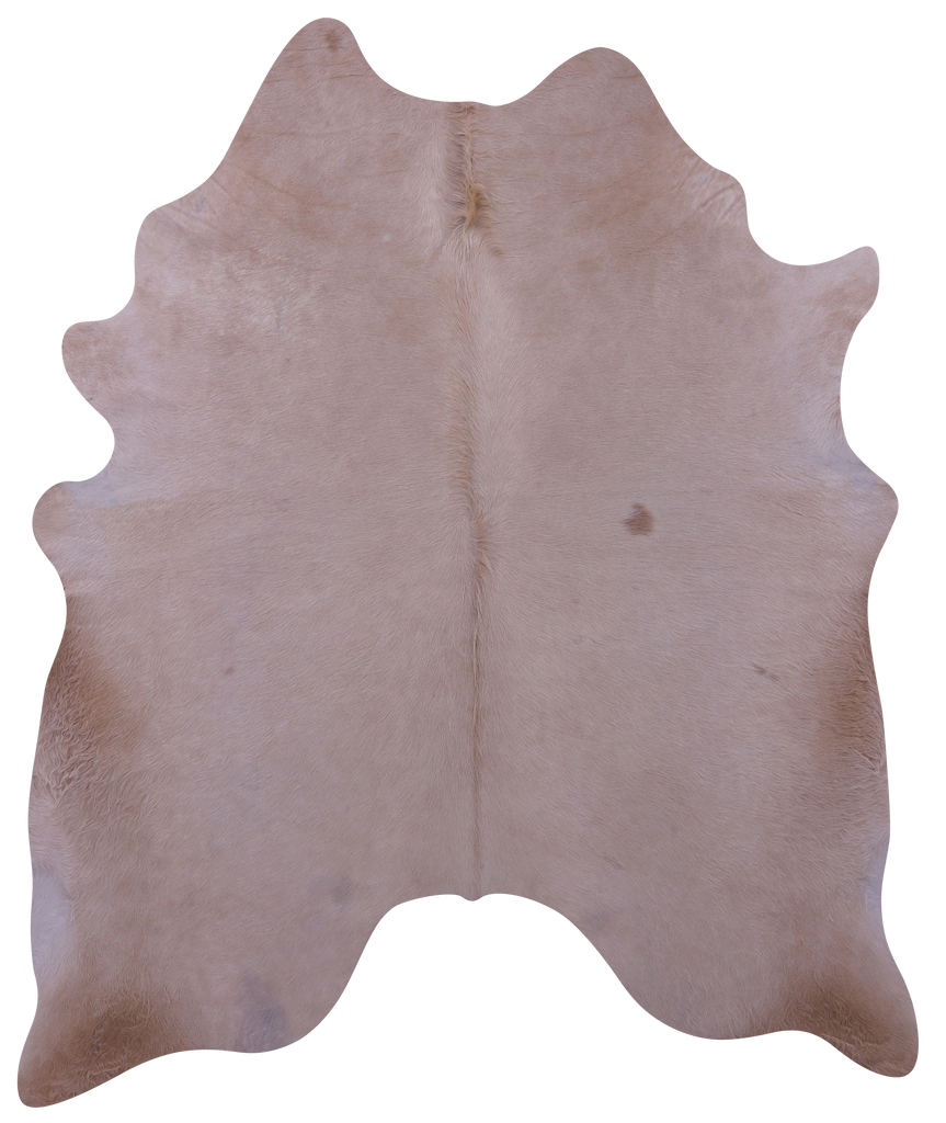 Beige Natural Cowhide Rug - X-Large 7' 5"H x 6' 2"W
