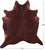 Brown Natural Cowhide Rug - XX-Large 8' 0"H x 7' 2"W