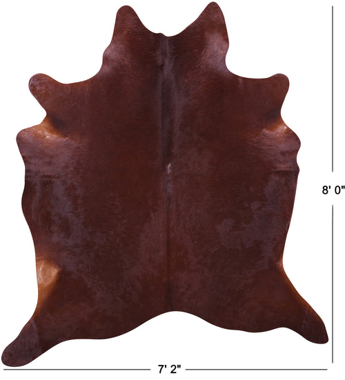 Brown Natural Cowhide Rug - XX-Large 8' 0