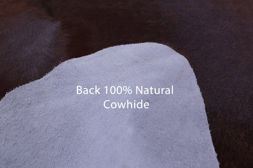 Brown Natural Cowhide Rug - XX-Large 7' 8