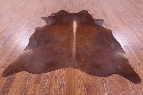 Brown Natural Cowhide Rug - XX-Large 7' 8
