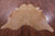 Light Brown Natural Cowhide Rug - X-Large 7' 3"H x 6' 8"W