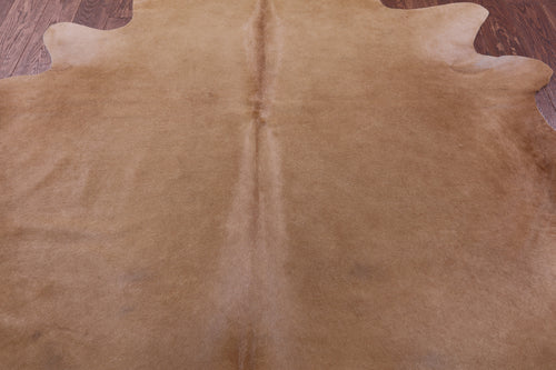 Light Brown Natural Cowhide Rug - X-Large 7' 3