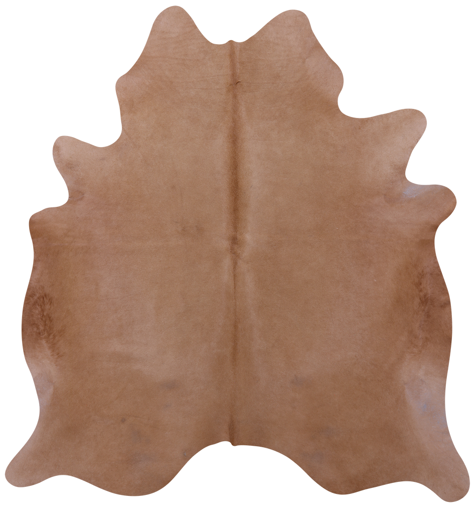 Light Brown Natural Cowhide Rug - X-Large 7' 3"H x 6' 8"W