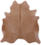 Light Brown Natural Cowhide Rug - X-Large 7' 3"H x 6' 8"W