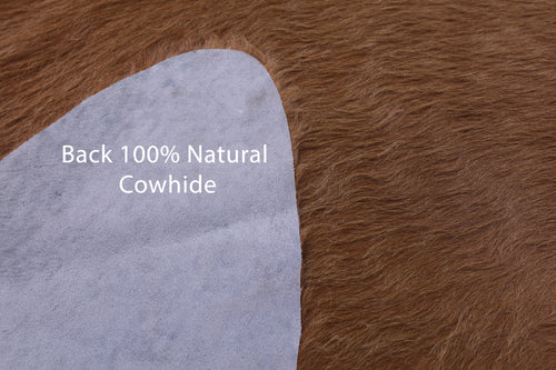 Brown Natural Cowhide Rug - X-Large 7' 4