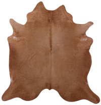 Thumbnail for Brown Natural Cowhide Rug - X-Large 7' 4